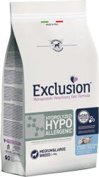Exclusion Dog Hydrolyzed Hypoallergenic Fish & Corn Starch Medium & Large 12kg