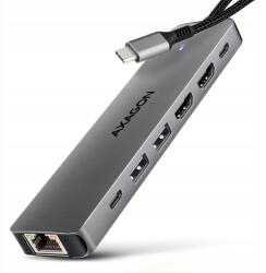 AXAGON HMC-7HX2 Multiportovy Usb hub 7in1, 5Gbps, 2x Usb-a, 1x Usb-c, 2x Hdmi, , (HMC-7HX2)