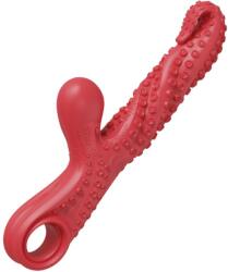 Monster Fuck - Csiklókaros polipkar vibrátor (piros) - vagyaim