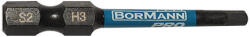 Bormann behajtó bit s2 x-pro h3x50mm 2db (BHT3684-2) (BHT3684-2)
