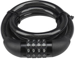 BORMANN Pro Lopásgátló Motorkerékpár Lakat 120cm, Vastagság 12mm, Kombinált Zárral (BLK1345) (BLK1345)