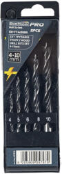 Bormann 5db fafúró készlet 4-10mm (BHT4826) (BHT4826)