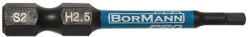 Bormann behajtó bit s2 x-pro h2, 5x50mm 2db (BHT3682-2) (BHT3682-2)