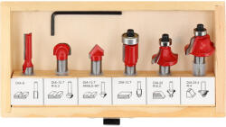 TOYA Faipari maró készlet 8mm 6db (YT-68001) (YT-68001)