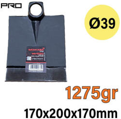 NAKAYAMA szögletes kapa 170x200x170mm, 1275gr (SSF690) (SSF690)