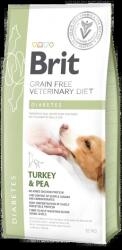 Brit Grain Free Veterinary Diet Dog Diabetes Pulykahús Borsóval 2kg