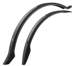 SKS Velo 47 Trekking felpattintható műanyag sárvédő szett, 28 colos kerékpárokhoz, 47 mm, kiegészítő pálca nélkül, fekete - bikepro - 8 630 Ft