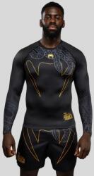 Venum | Официален Вносител за България Рашгард Venum Serpenti Long Sleeve Rashguard - Black/Silver/Gold - XXL