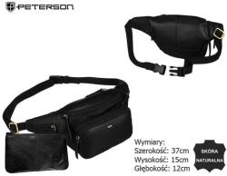 ZELLIA Peterson Férfi Bőr Ővtáska Ptn Bp001E-Opu-6910 Fekete (ZLK-bp001eopu-90892493)