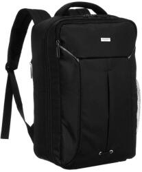 ZELLIA Peterson Hátizsák - Kézipoggyász - Ptn Bocian-6408 Black - Fekete - 40 X 25 X 20 Cm - (ZLK-ptn-bocian6408-bl-86445245)