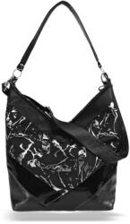 ZELLIA Női Válltáska Zlb286 Fekete - Leaf - (ZLK-zlb286-62580847)