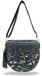 ZELLIA Női Válltáska Zlb12 Sötét Kék-Arany - Leaf - (ZLK-zlb12-70027440)