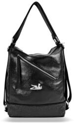 ZELLIA Női Válltáska/Hátizsáká Alakítható 22211 Fekete - Bari-Crystal - (ZLK-22211-79180436)