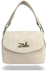 ZELLIA Női Oldaltáska 25101 Beige - Velúr - (ZLK-25101-30433595)