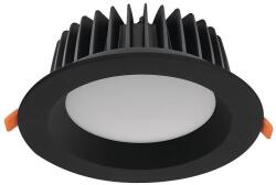 Kanlux TIBERI PRO 20W-940-B Mélysugárzó lámpatest, 20W, 4000K, 1900lm, Ø140x63mm, IP44/20, fekete (35671) (35671)
