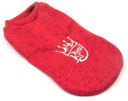  Kötött Pulcsi Piros King Felirattal - L-40cm