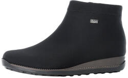 RIEKER Ghete dama, Rieker, 98251-00-Negru, casual, tex, impermeabil, cu talpa joasa, negru (Marime: 39)
