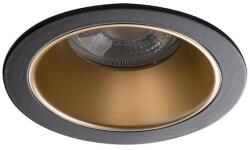 Kanlux GLOZO DSO G/B Dekorációs keret, Gx5, 3/GU10, max 10W, Ø89x48mm, IP20, arany / fekete (36224) (36224)