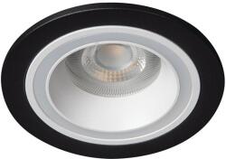 Kanlux FELINE DSO W/B Dekorációs keret, Gx5, 3/GU10, max 10W, Ø90x25mm, IP20, fehér / fekete (37252) (37252)