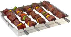 Barbecook BC-ACC-7017 sütőnyárs tartó, rozsdamentes acél, 5 férőhelyes - kertedbe