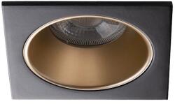 Kanlux GLOZO DSL G/B Dekorációs keret, Gx5, 3/GU10, max 10W, 88x88x48mm, IP20, arany / fekete (36216) (36216)