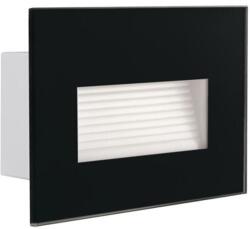 Kanlux GLASI LED 3W P NW-B Beépíthető lámpatest, max 3W, 4000K, 140lm, 42x80x105mm, IP44, fekete (33694) (33694)