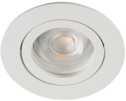 Kanlux DALLA DTO-W Dekorációs keret, Ø82mm, 12 AC; 12 DC; 220-240 AC, max 10W, Gx5, 3/GU10, fehér (22437) (22437)