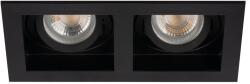 Kanlux ARET 2xDTL B/B Dekorációs keret, Gx5, 3/GU10, 2 x max 10W, 185x100x40mm, IP20, fekete (38368) (38368)