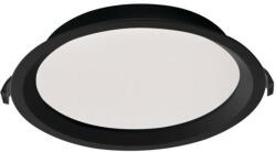 Kanlux TIBERI CCT 23-29W-B Süllyesztett lámpatest, max 29, 4W, 3000/3500/4000K, 2970(WW) /3260(WN) /3160(NW) lm, Ø230x39mm, IP44/20, fekete, Táp: 26385, 26386 (26382) (26382)
