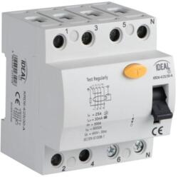 Kanlux KRD6-4/63/30-A Életvédelmi relé, 4P KRD6-4, 63A, 400V AC (fírelé) (38746) (23193) (23193)