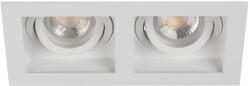 Kanlux ARET 2xDTL W/W Dekorációs keret, Gx5, 3/GU10, 2 x max 10W, 185x100x40mm, IP20, fehér (38367) (38367)