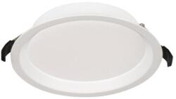 Kanlux TIBERI CCT 15-21W-W Süllyesztett lámpatest, max 21W, 3000/3500/4000K, 2090(WW) /2310(WN) /2220(NW) lm, Ø185x36mm, IP44/20, fehér, Táp: 26384, 26386 (26381) (26381)