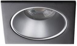 Kanlux GLOZO DSL SR/B Dekorációs keret, Gx5, 3/GU10, max 10W, 88x88x48mm, IP20, ezüst / fekete (36217) (36217)