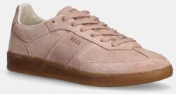 HUGO BOSS velúr sportcipő Brenta rózsaszín, 50536645 - rózsaszín Női 41