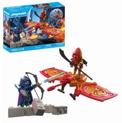 Playmobil - Jucarie de rol Lupta eroului cu drona si maleficul Ninja (PM71833) - ookee