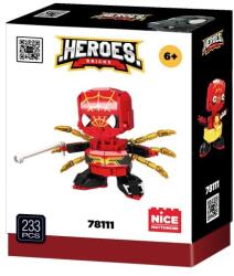 NICE Set constructie Erou Masca Rosie , supererou cu puteri de paianjen, 215 piese (NC78111)