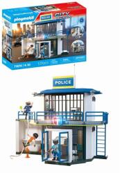 Playmobil - Jucarie de rol Statie de politie cu sala de interogatoriu (PM71874) - ookee