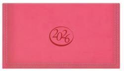 TopTimer Zsebnaptár, fekvő elrendezésű, TOPTIMER, "Ace", korallpiros (23C030A-00K)