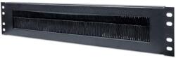 Manhattan kefés kábelvezető - 2U magas, Fekete (712774)