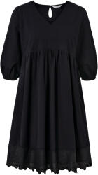 Tchibo - Női szövött ruha hímzéssel - nő - méret 46 - fekete