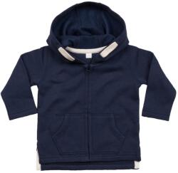Babybugz Hanorac cu fermoar și glugă pentru copii bumbac organic - Albastru marin | 18-24 luni (BZ32-1000036567)