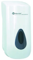 Merida habszappan adagoló, patronos kivitel, fehér ABS műanyag, szürke szemmel (MODH_multi_f_s)