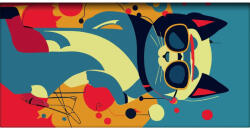 Dayliner Zsebnaptár, fekvő elrendezésű, DAYLINER, "Colors Astro Cat (DL6AG-COFZSFE-AC)