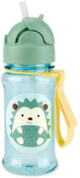 Skip Hop Zoo Sün Tritán Szívószálas Kulacs 355ml - Tartós, Szivárgásmentes és BPA-mentes Itatópohár 12 Hónapos Kortól