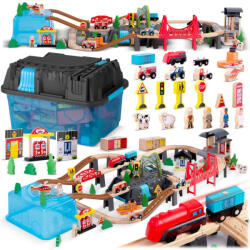 Ricokids Fa városi vonat 100 db RK-879 Ricokids (787900)
