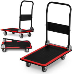 Humberg HM-505 platform szállító kocsi, fekete és piros (550501)