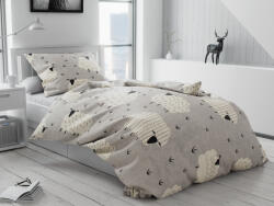  Lenjerie cocolino SHEEP Culoare Gri / Crem Lenjerie de pat