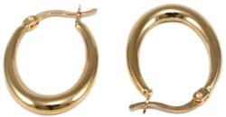 Ékszershop Ovális fényes arany fülbevaló (1325789)