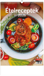 TopTimer Falinaptár 2026, T094 ÉTELRECEPTEK (26T9400-09A)