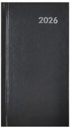 Alisca Zsebnaptár ALISCA fekvő fehér lapos szürke 2026 (250606/SZ) - robbitairodaszer